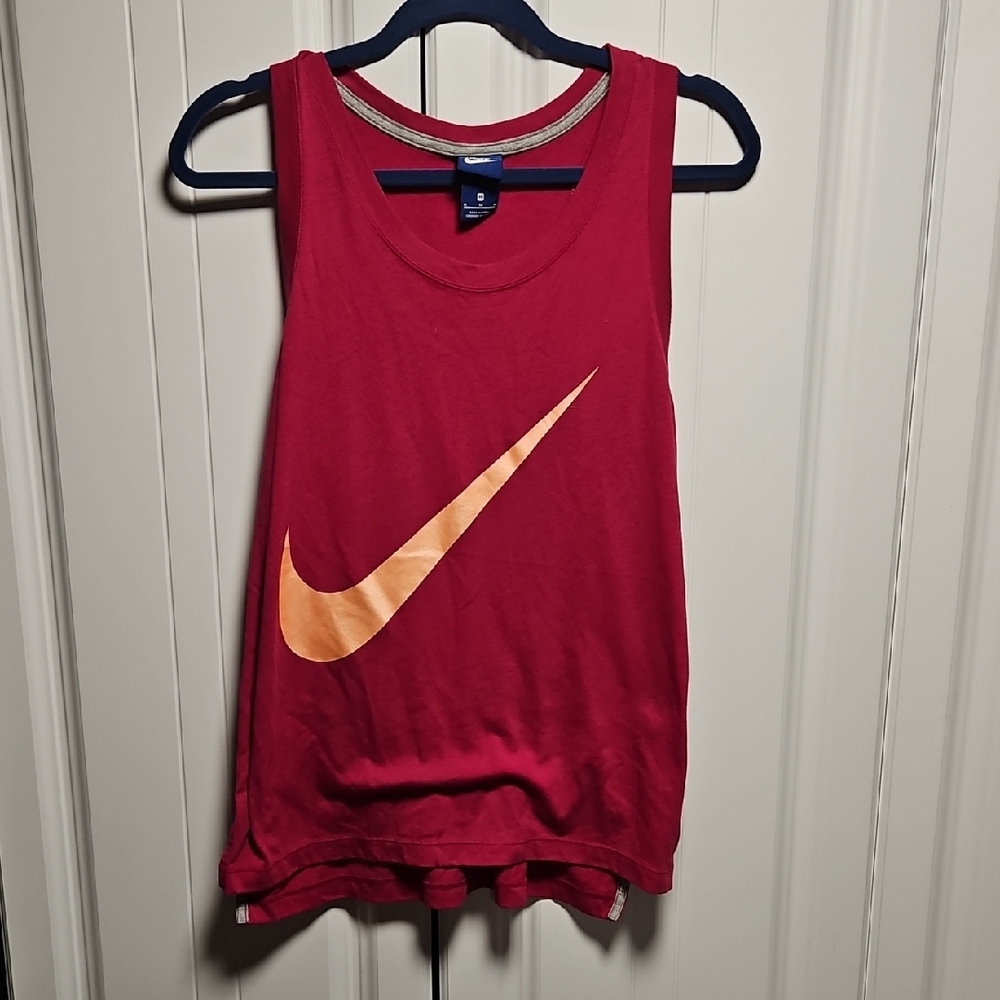 Nike Pink and Orange Tank Top
